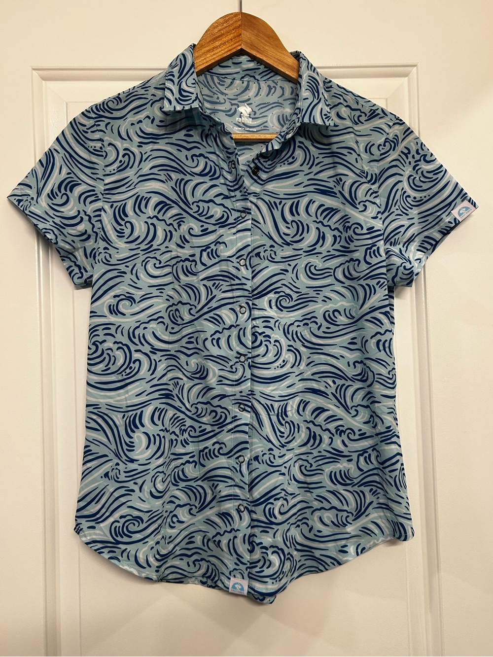 Rabbit Women's Low Tide Short Sleeve Top Sz M